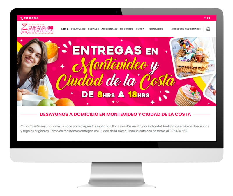 web cupcakes y desayunos
